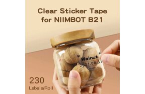 NIIMBOT LABELS 50x30mm 230 labels TRANSPARENT